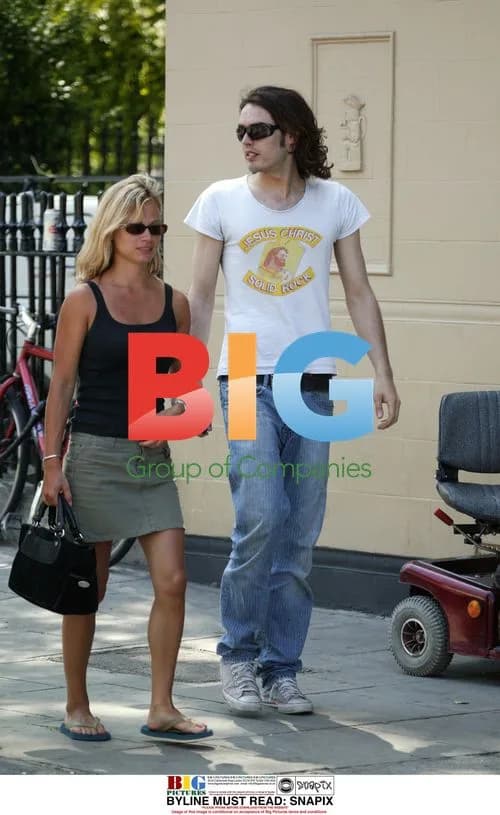 Russell Brand Out with Friends in London