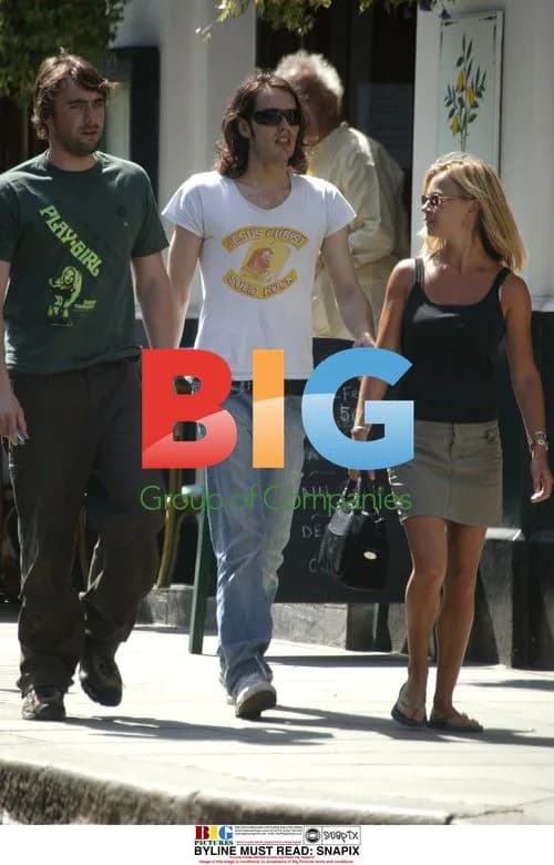 Russell Brand Out in North London