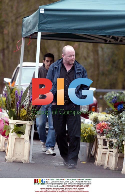 Steve Mcfadden Seen at Flower Stall