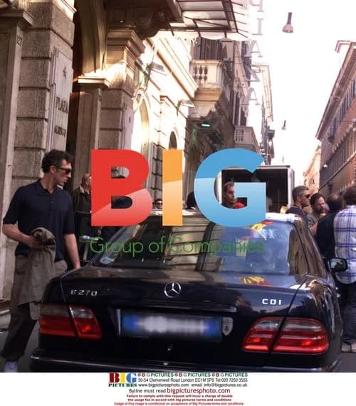Movie 'Ocean Twelve' Shoot in Rome