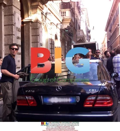 First day of Ocean Twelve filming in Rome