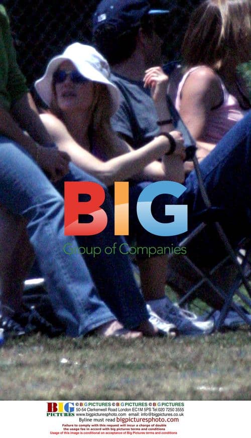 Marg Helgenberger watches son play flag football