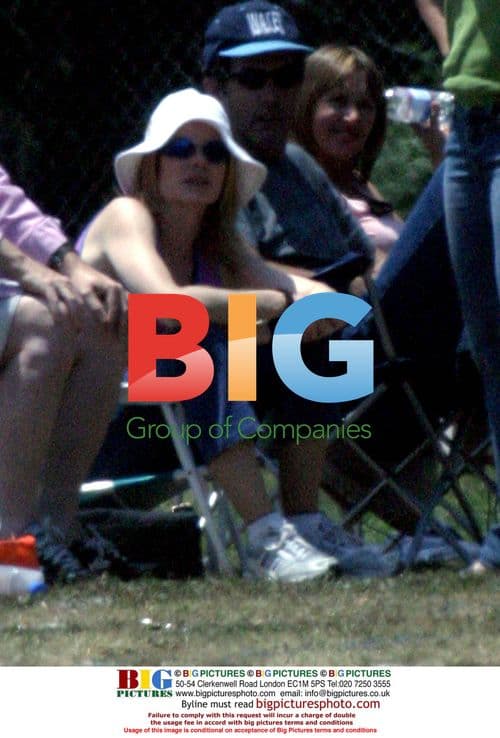 Marg Helgenberger Watches Son Play Flag Football