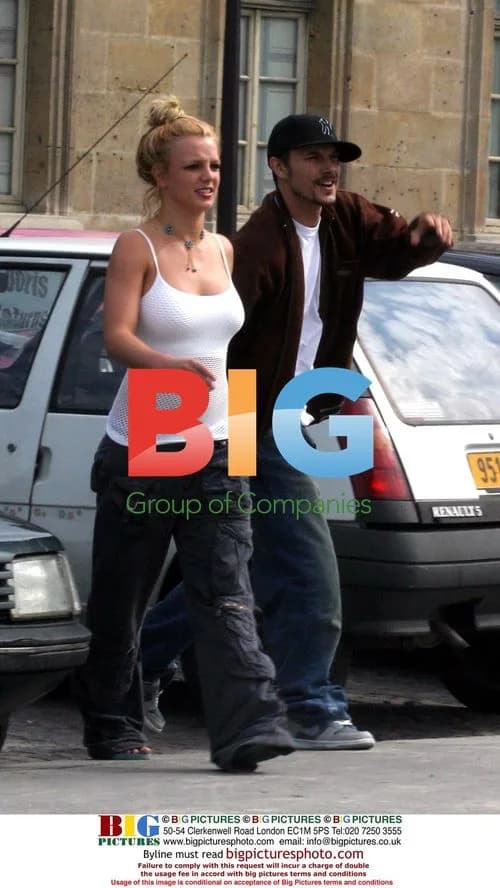 Britney Spears and Kevin Federline in Paris