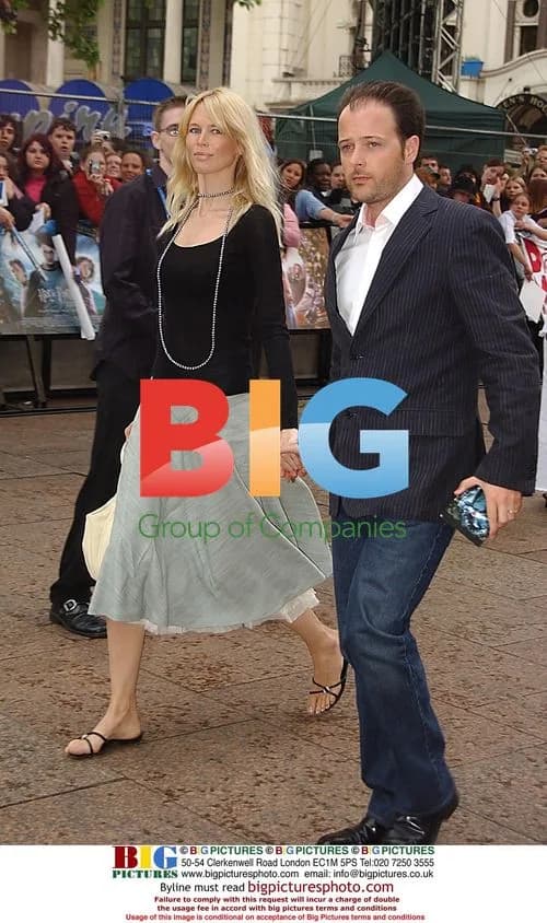 Claudia Schiffer and Matthew Vaughn at 'Harry Potter' Premiere