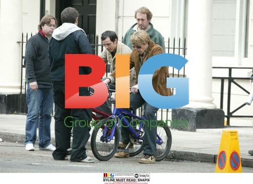 Kris Marshall Rides BMX Bike in London