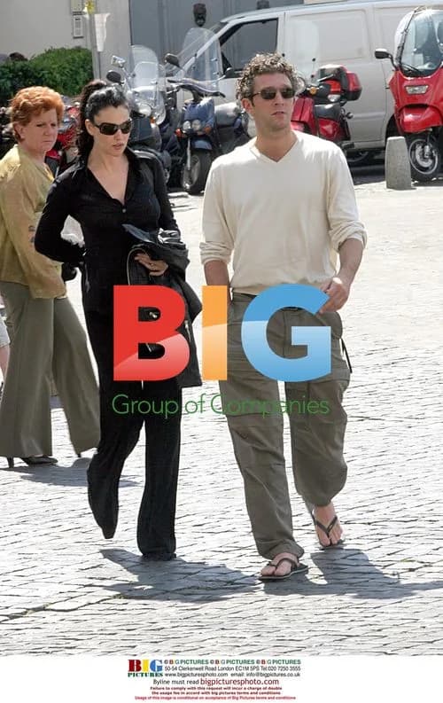 Monica Bellucci and Vincent Cassel in Rome