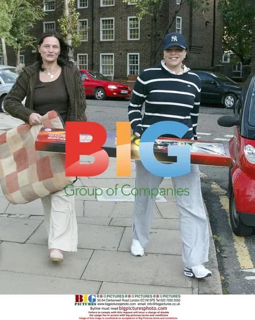 Jade Goody Returns Home with Family