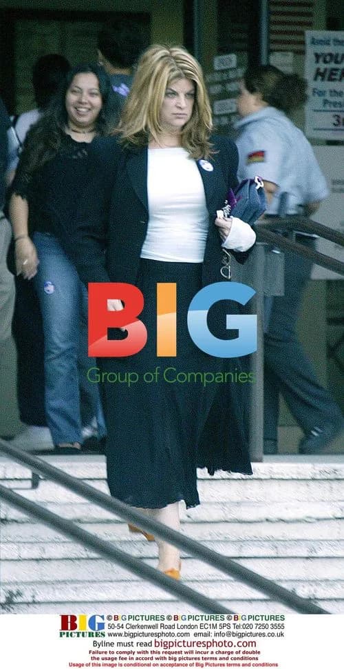 Kirsty Alley Voting in US Election