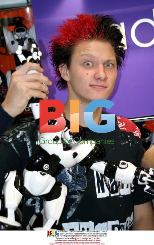 Boy Band Member at Toy Store Promo