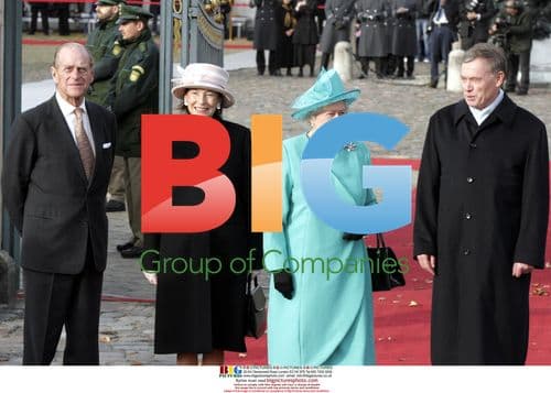 Queen Elizabeth II Meets German Chancellor