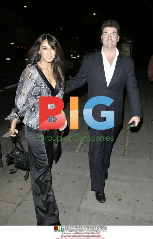 Simon Cowell and Jackie St. Clair at Wellington Nightclub