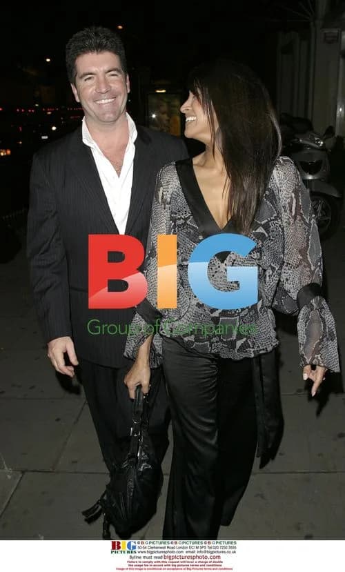 Simon Cowell and Jackie St. Clair at Wellington Nightclub