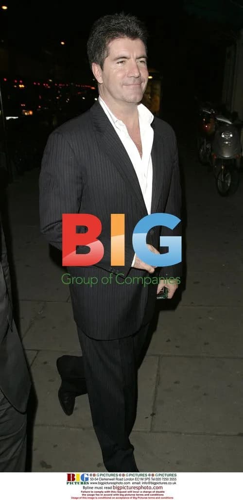 Simon Cowell and Jackie St. Clair at Wellington