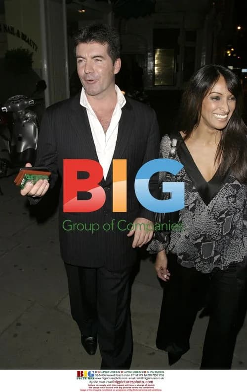 Simon Cowell and Jackie St. Clair at Wellington Nightclub
