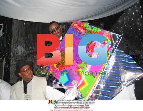 P. Diddy Receives Gift Painting