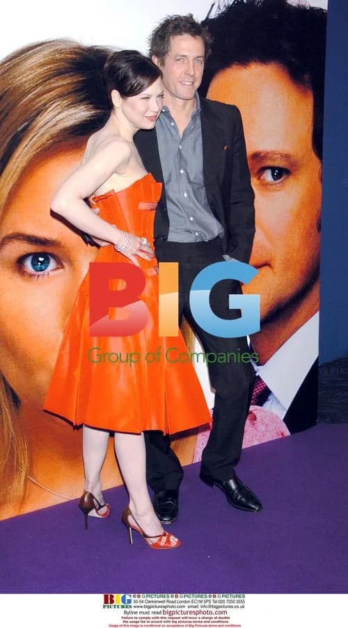 Renee Zellweger and Hugh Grant at Bridget Jones Premiere