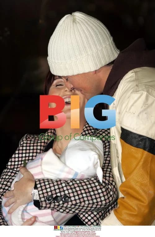 EastEnders star Jessie Wallace with fiance and baby
