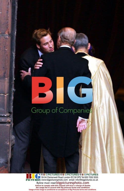 Queen and Princes attend wealthy family wedding