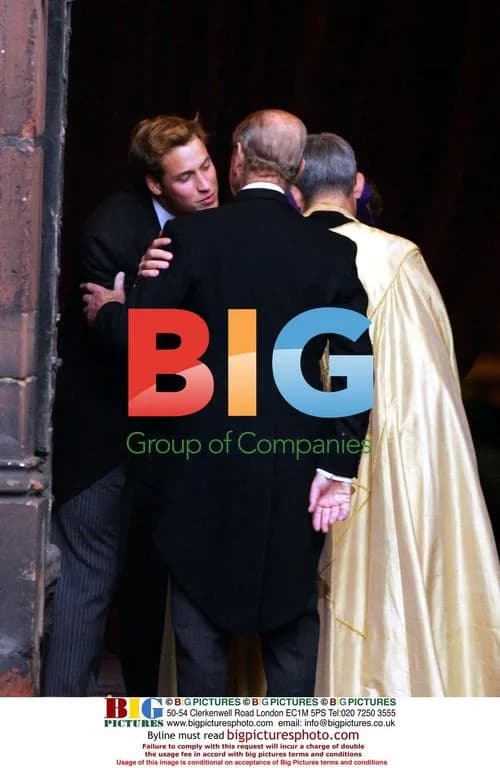 Queen and Princes attend wealthy family wedding