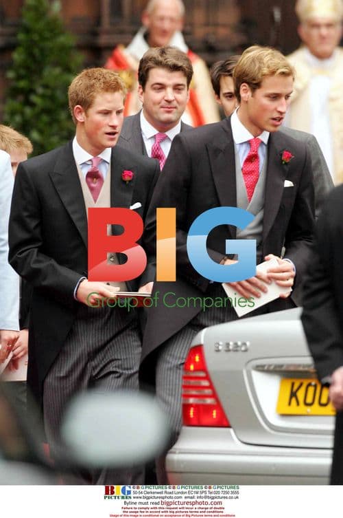 Queen and Princes attend society wedding