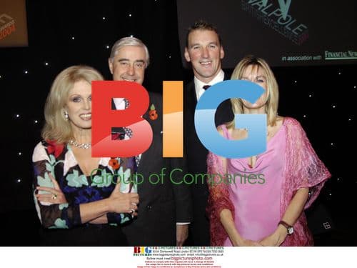 Joanna Lumley and Matthew Pinsent at Walpole Awards