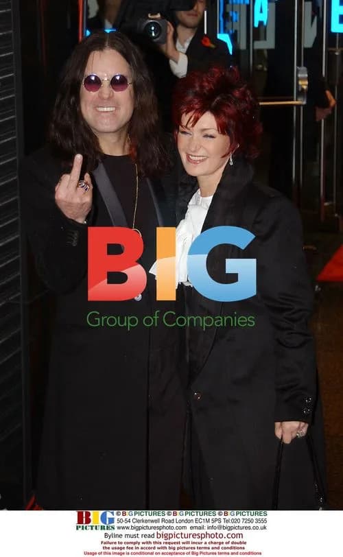 Sharon and Ozzy Osbourne at 'Bridget Jones' Premiere