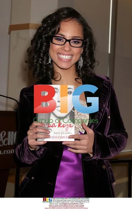 Alicia Keys promoting 'Tears For Water'