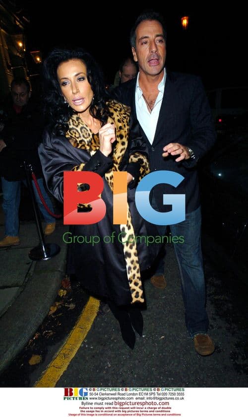 Nancy Dell'olio and friend at book launch