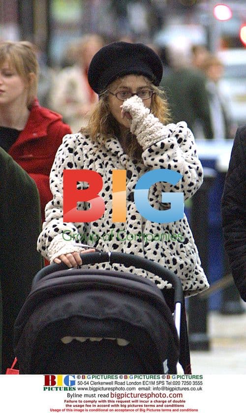 Helena Boham Carter Out With Son