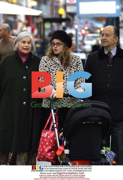 Helena Boham Carter Out with Family