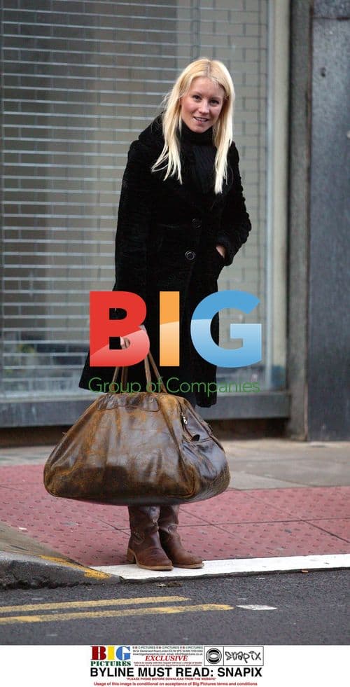 Denise Van Outen hails taxi in London