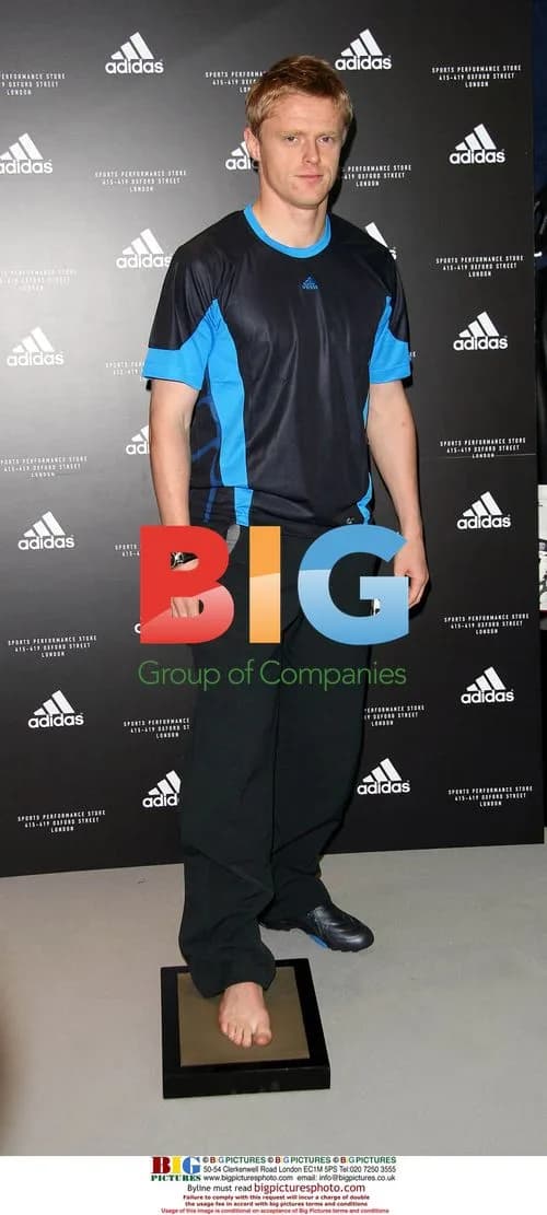 Damian Duff at Adidas Store Opening