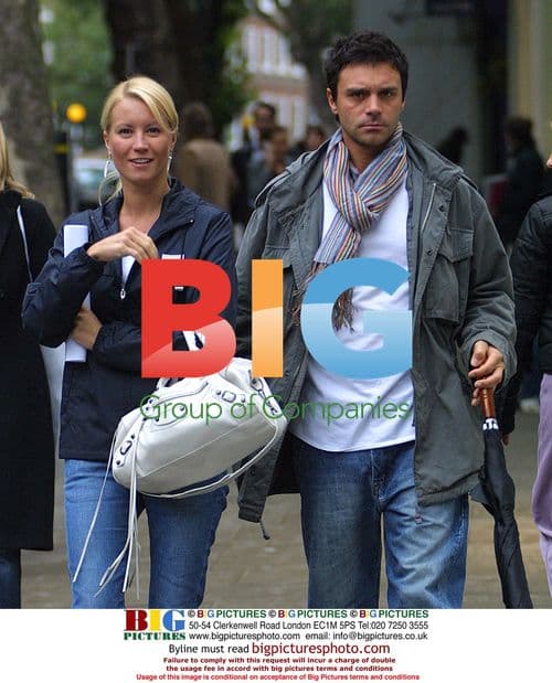 Denise Van Outen and Richard Traviss out shopping
