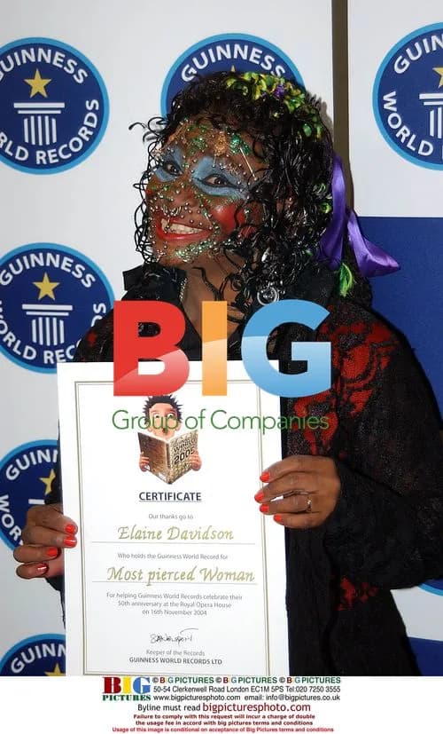 Elaine Davison, World's Most Pierced Woman