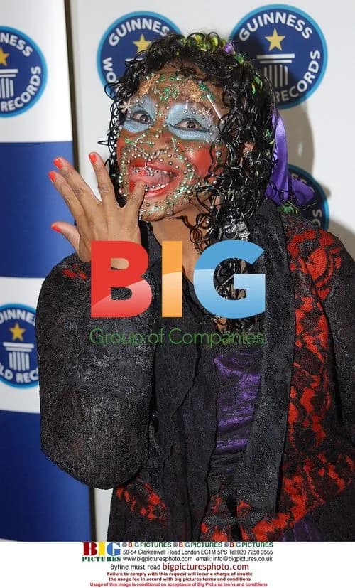 World Record Holder for Most Pierced Woman
