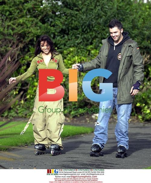 Lisa Scott Lee and Johnny Shantell Roller Skating