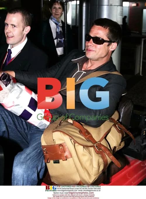 Brad Pitt Departs Heathrow Airport