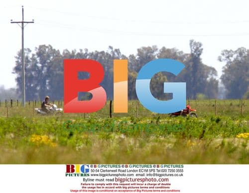 Prince Harry Enjoys Motorbike Ride on Farm in Argentina