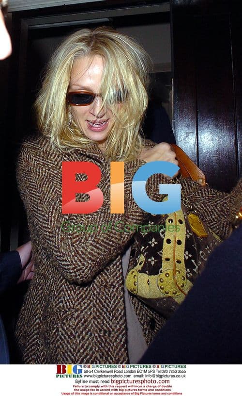 Uma Thurman Drunk at Nightclub