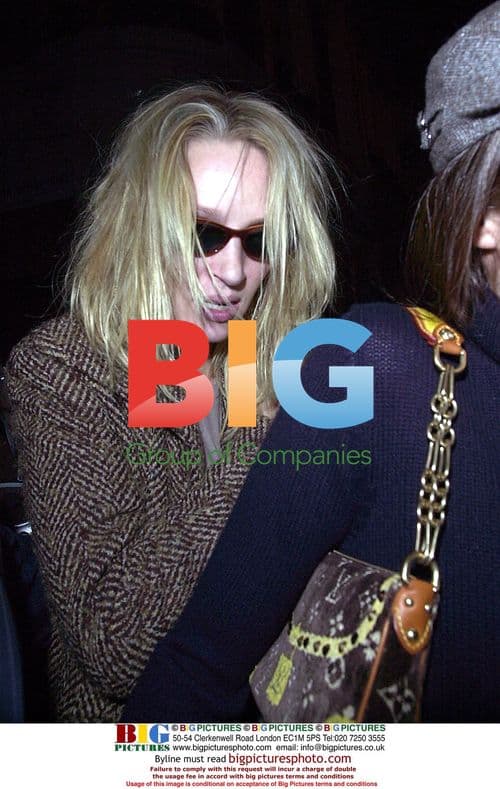 Uma Thurman Drunk at London Nightclub