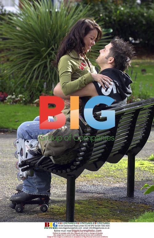 Lisa Scott Lee and Johnny Shantell Roller Skating