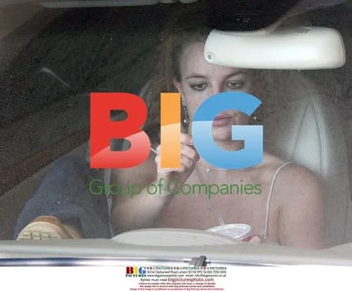 Britney Spears and Kevin Federline at McDonald's