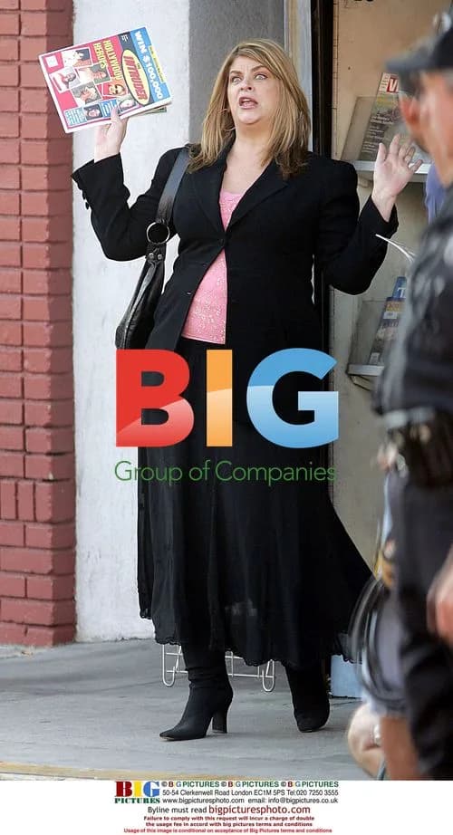 Kirstie Alley films 'Fat Actress' in LA