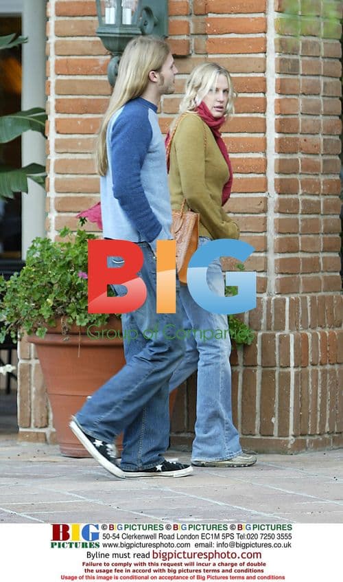 Daryl Hannah and Mystery Man in Malibu