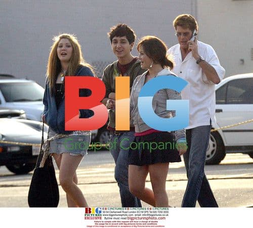 David Hasselhoff and Daughters in Beverly Hills