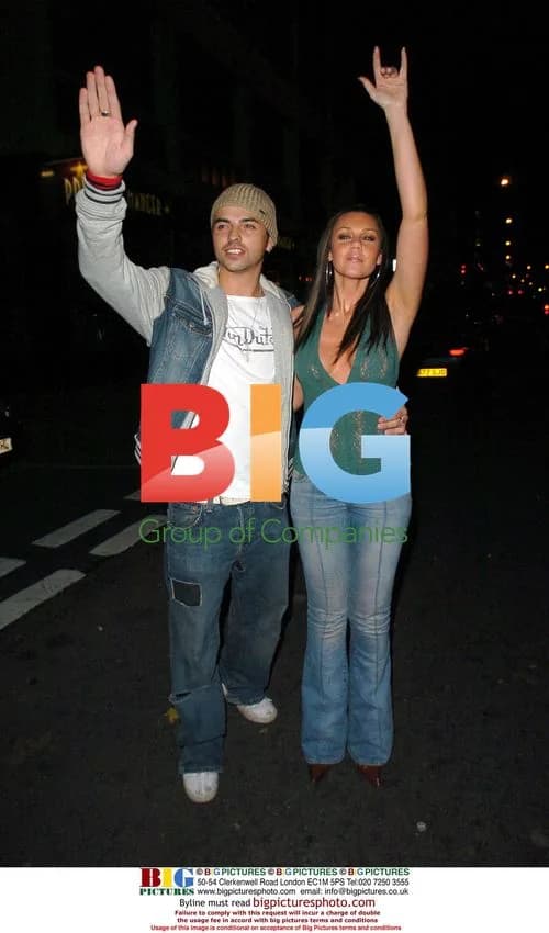 Michelle Heaton and boyfriend enjoy night out