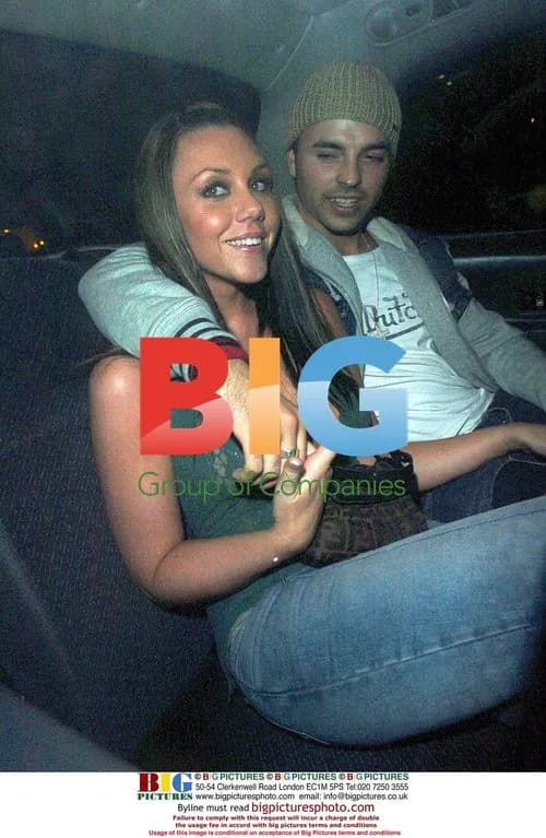 Michelle Heaton and boyfriend night out in London