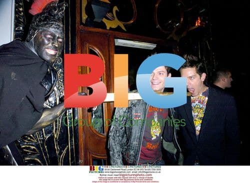 Phixx band members with mascot at Dunes Bar opening