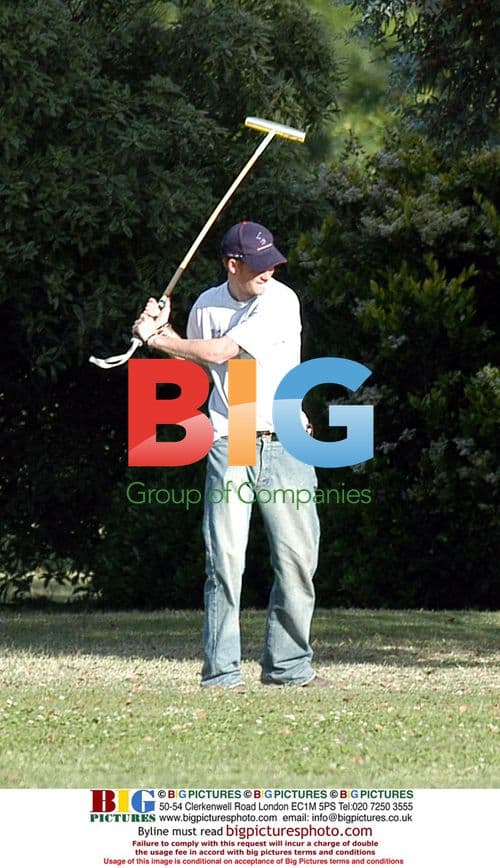 Prince Harry Polo Practice in Argentina